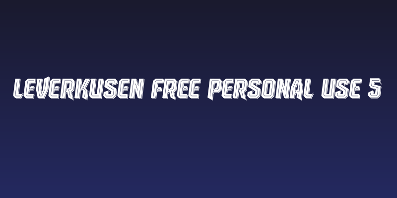 Leverkusen Free Personal Use 5 Social Header