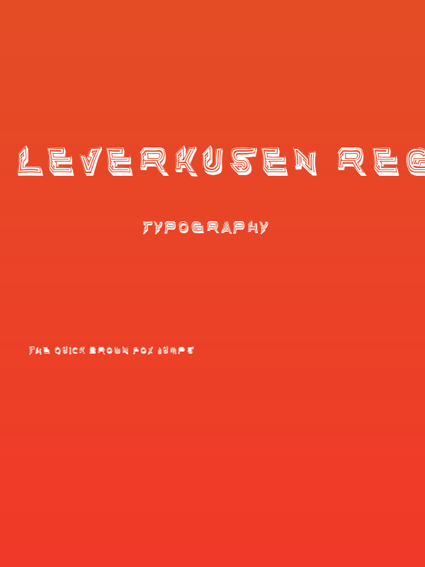 Leverkusen Regular Poster