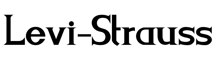 Levi-Strauss Font 