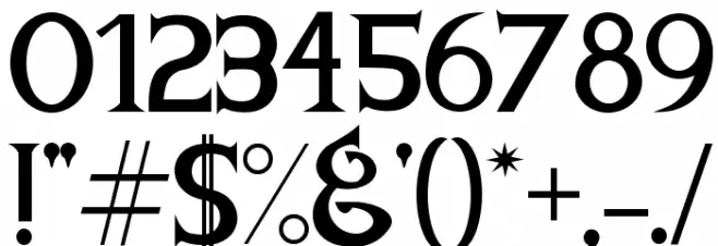 Levi-Strauss Font OTHER CHARS