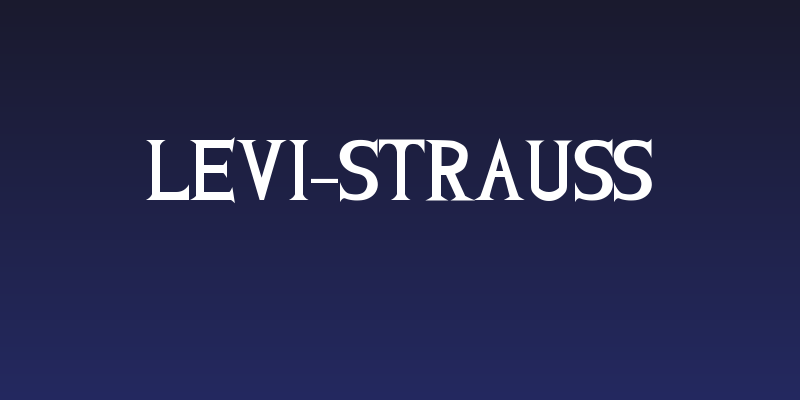Levi-Strauss Social Header