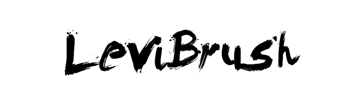LeviBrush Font