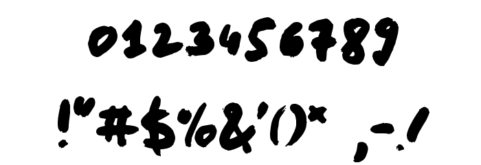 LeviMarker Font OTHER CHARS
