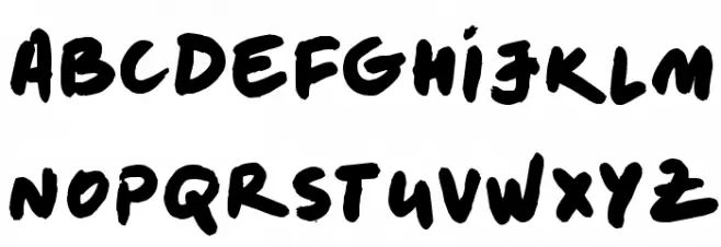 LeviMarker Schriftart Groß