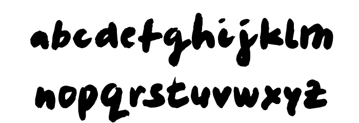 LeviMarker Font LOWERCASE