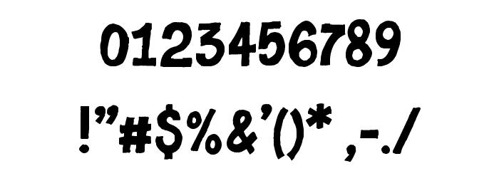 LeviNaiveLetter 1 Font OTHER CHARS