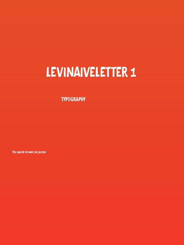 LeviNaiveLetter 1 Poster