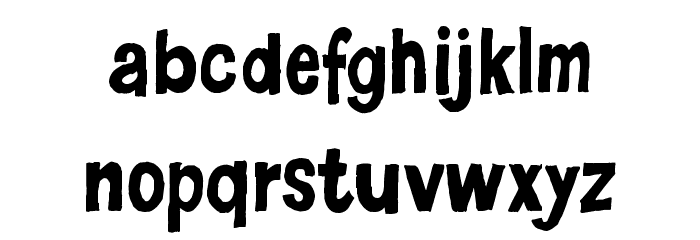 LeviNaiveLetter 1 Font LOWERCASE