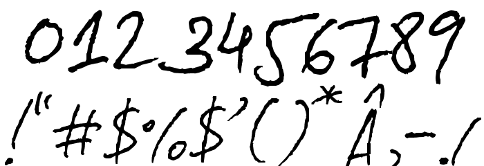 LeviPen Normal Font OTHER CHARS