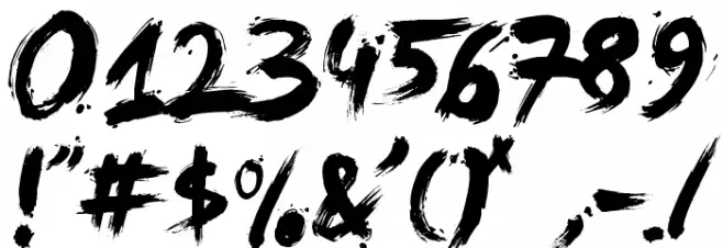 LeviReBrushed Font OTHER CHARS