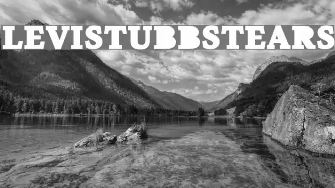 LeviStubbsTears Font examples