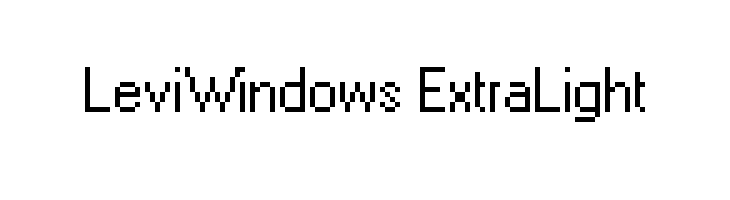 LeviWindows ExtraLight  font caratteri gratis