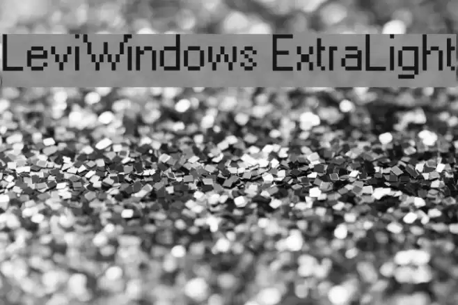 LeviWindows ExtraLight 字体 examples