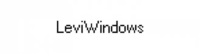 LeviWindows Шрифта