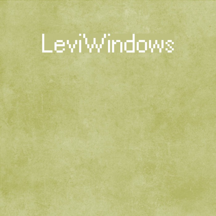 LeviWindows Font examples