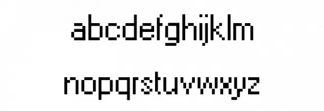 LeviWindows Шрифта строчной