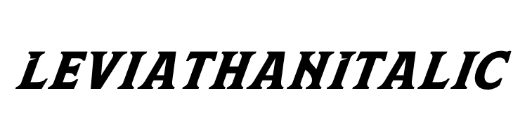 Leviathan Italic  font caratteri gratis