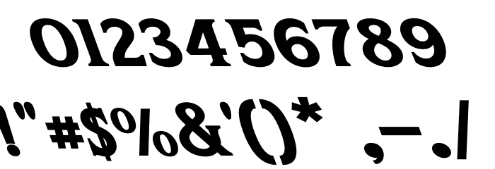 Leviathan Oblique Font OTHER CHARS