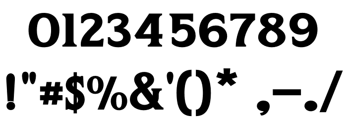Leviathan Font OTHER CHARS