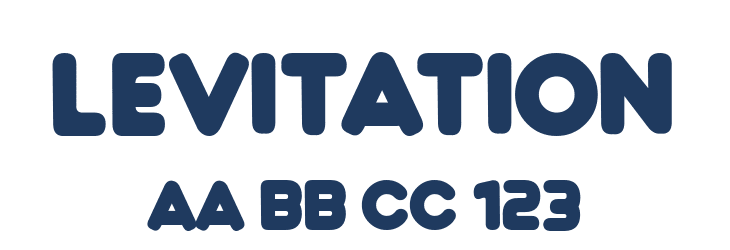 Levitation Font Preview