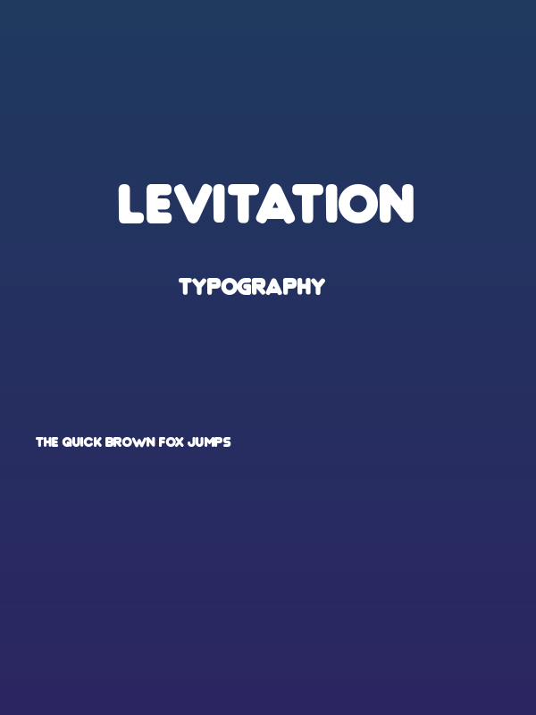 Levitation Poster