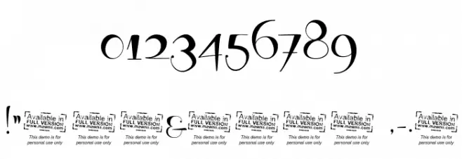 LeviteeDemo Font OTHER CHARS