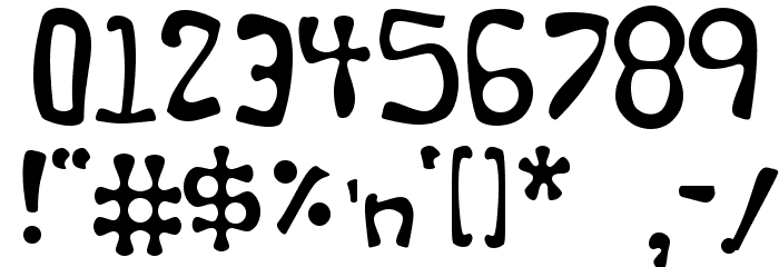 Levity フォント その他の文字