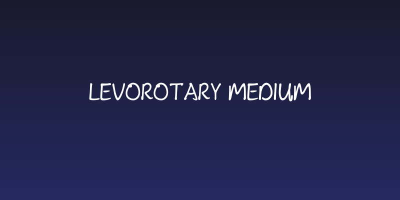 Levorotary Medium Social Header