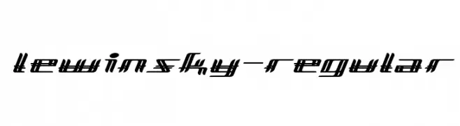 Lewinsky-Regular  Descarca Fonturi Gratis