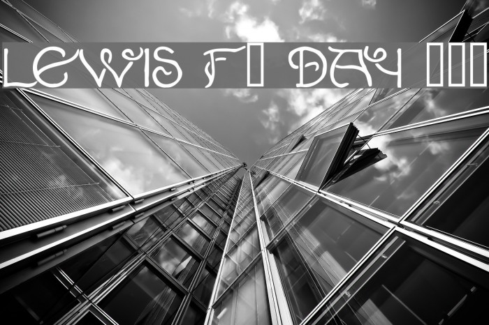 Lewis F. Day 191 Font examples