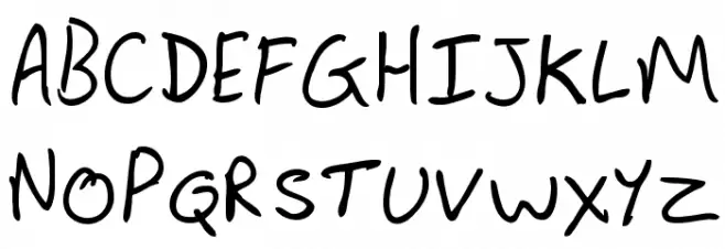 Lewis hand SemiBold Fonte MAIÚSCULAS