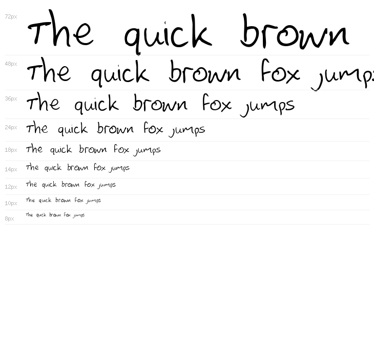 Lewis hand SemiBold Waterfall