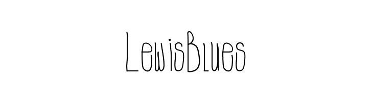 LewisBlues  Fuentes Gratis Descargar