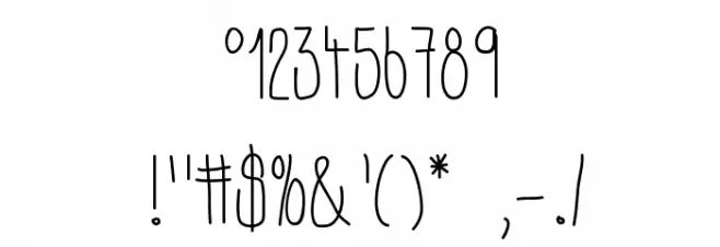 LewisBlues Font OTHER CHARS