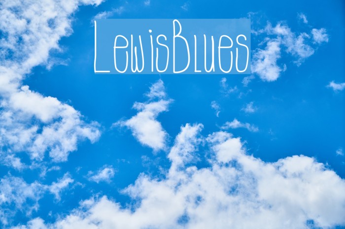 LewisBlues Example 3