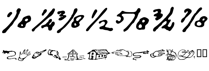 LewisCarrollDings Font OTHER CHARS