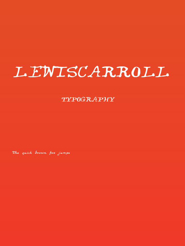 LewisCarroll Poster