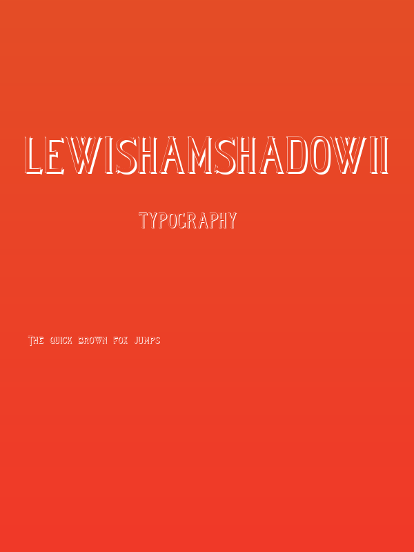 LewishamShadowII Poster