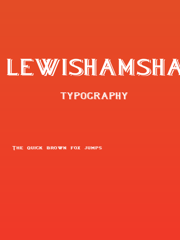 LewishamShadowedWide Poster