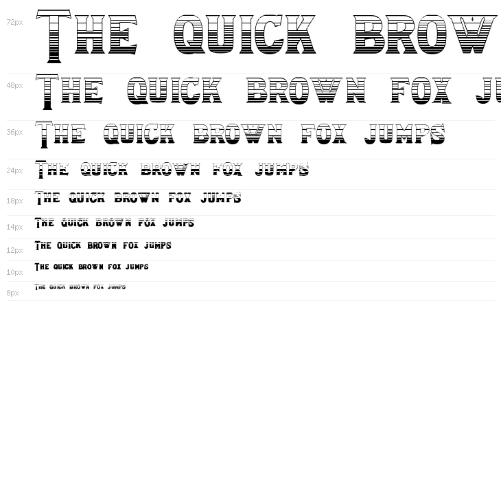 LewishamStripe Waterfall