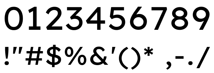 Lexend Exa Regular Font OTHER CHARS