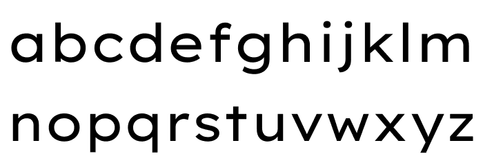 Lexend Exa Regular Font LOWERCASE