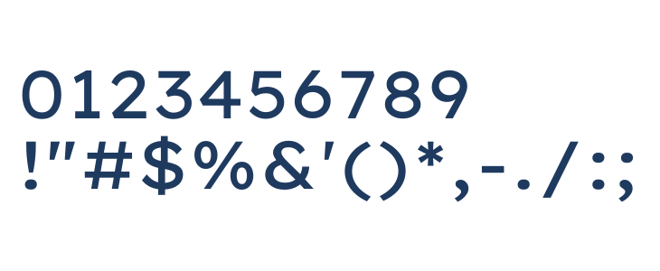 Lexend Giga Regular Other Characters