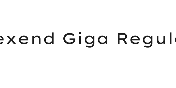 Lexend Giga Regular Logo