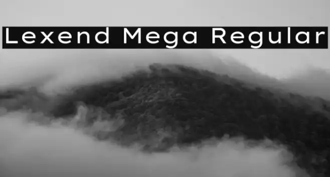 Lexend Mega Regular Example 1