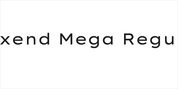 Lexend Mega Regular Logo