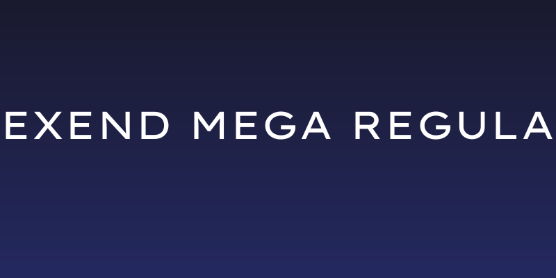 Lexend Mega Regular Social Header