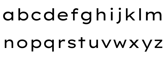 Lexend Mega Regular Font LOWERCASE