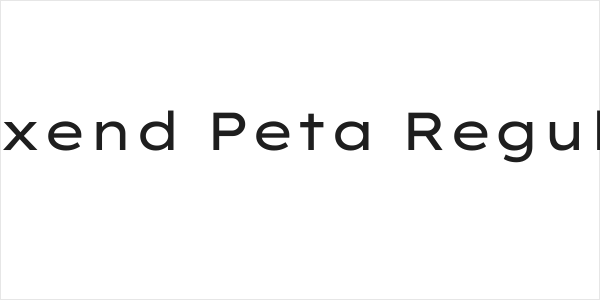 Lexend Peta Regular Logo