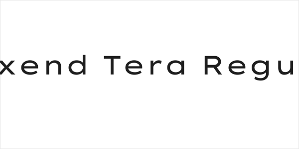 Lexend Tera Regular Logo